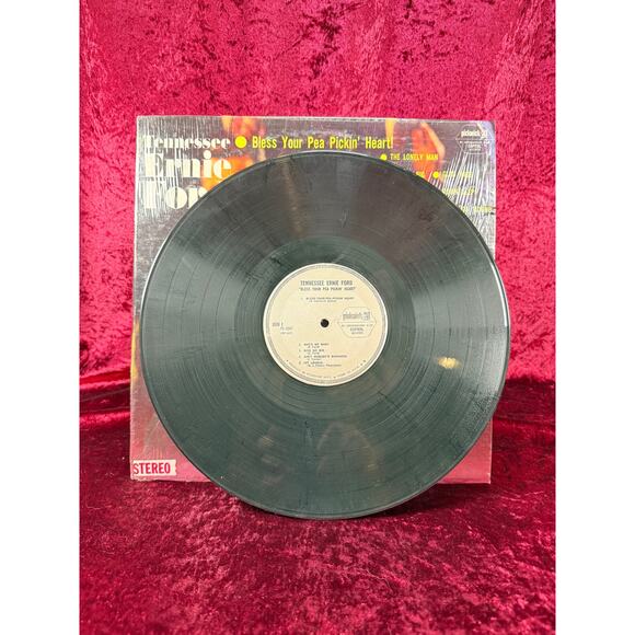 Vintage 12" Vinyl Record Tennessee Ernie Ford Bless Your Pea Pickin' Heart 1958 - Picture 3 of 4